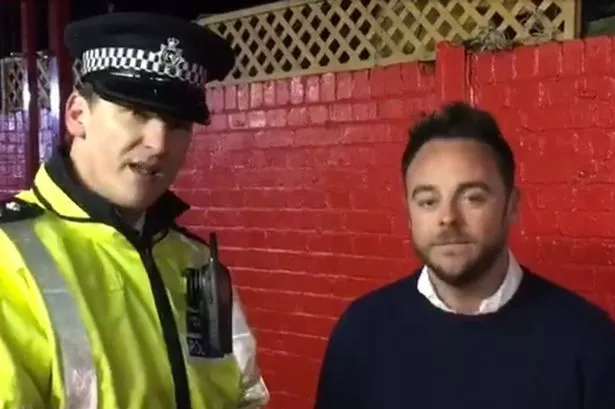 Ant McPartlin has a 'run-in' with the law at Brentford FC match
